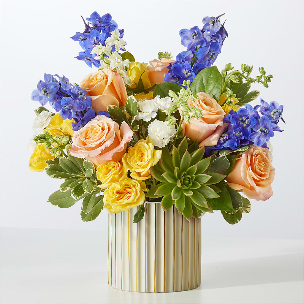 Cobalt Reverie Bouquet – Fj Florist, Houston TX