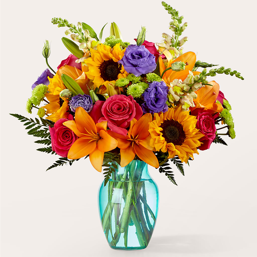 Double Rainbow Bouquet – Fj Florist, Houston TX