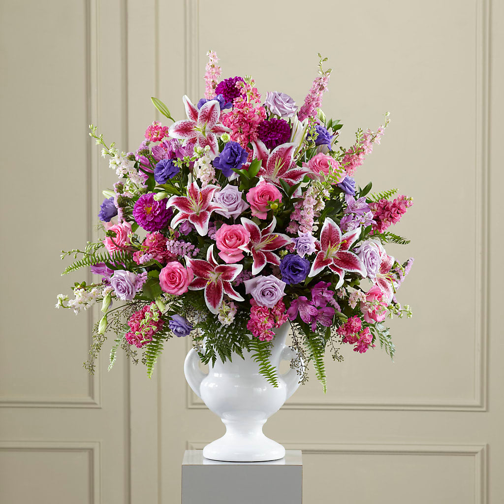 Peaceful Tribute Arrangement – Fj Florist, Houston TX
