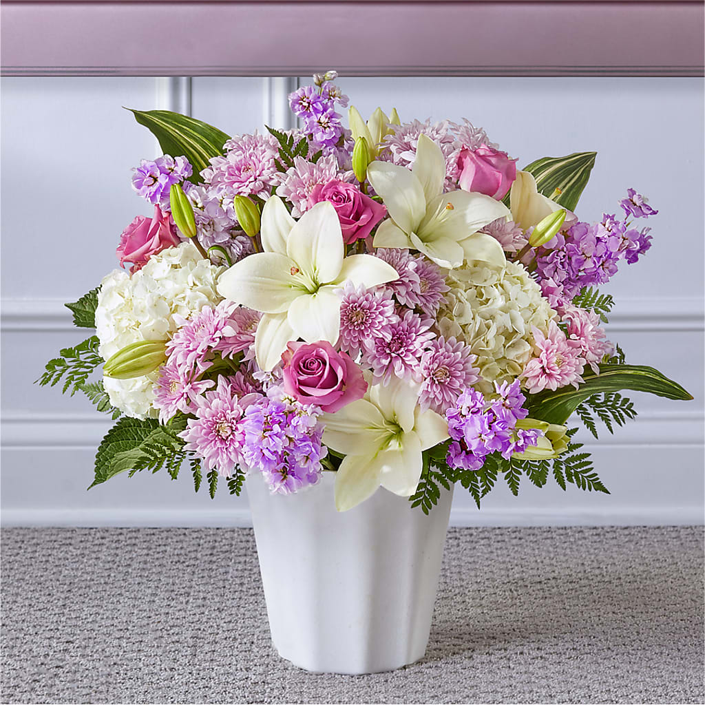 Heaven Sent Floor Basket – Fj Florist, Houston TX