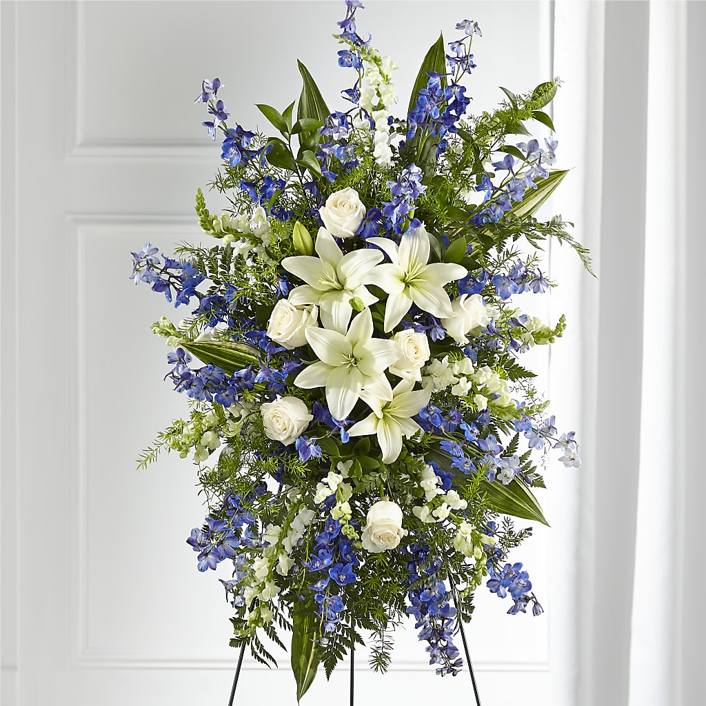 Faithful Friend Standing Spray – Fj Florist, Houston TX