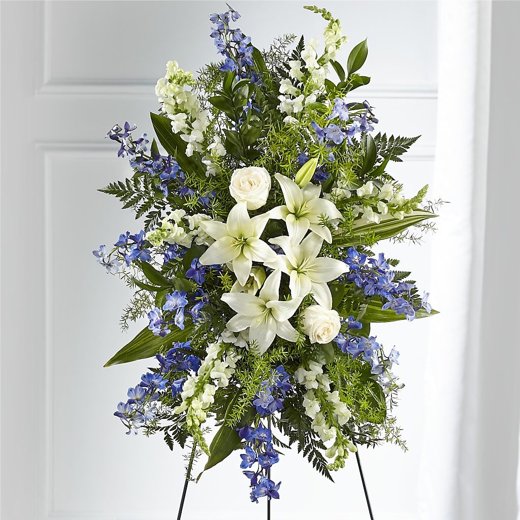 Faithful Friend Standing Spray – Fj Florist, Houston TX