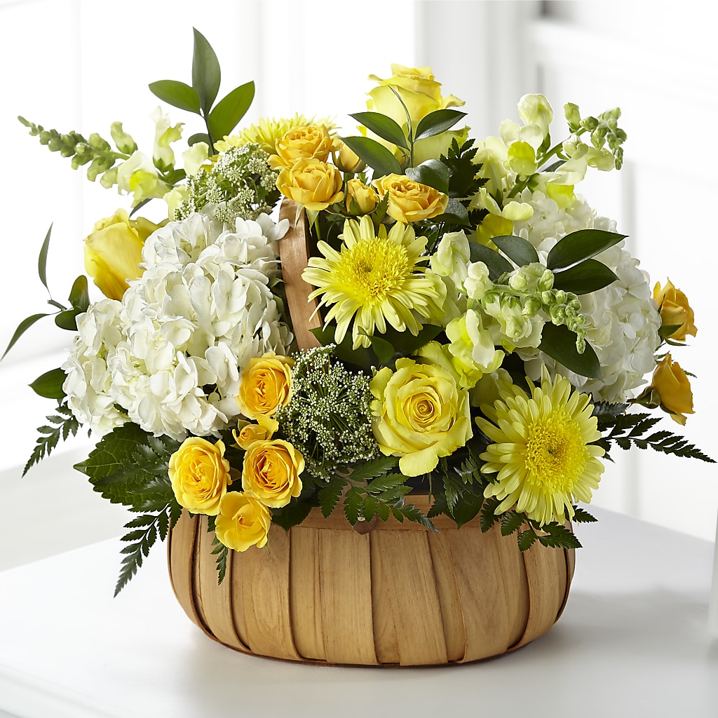 Rustic Remembrance Basket – Fj Florist, Houston TX
