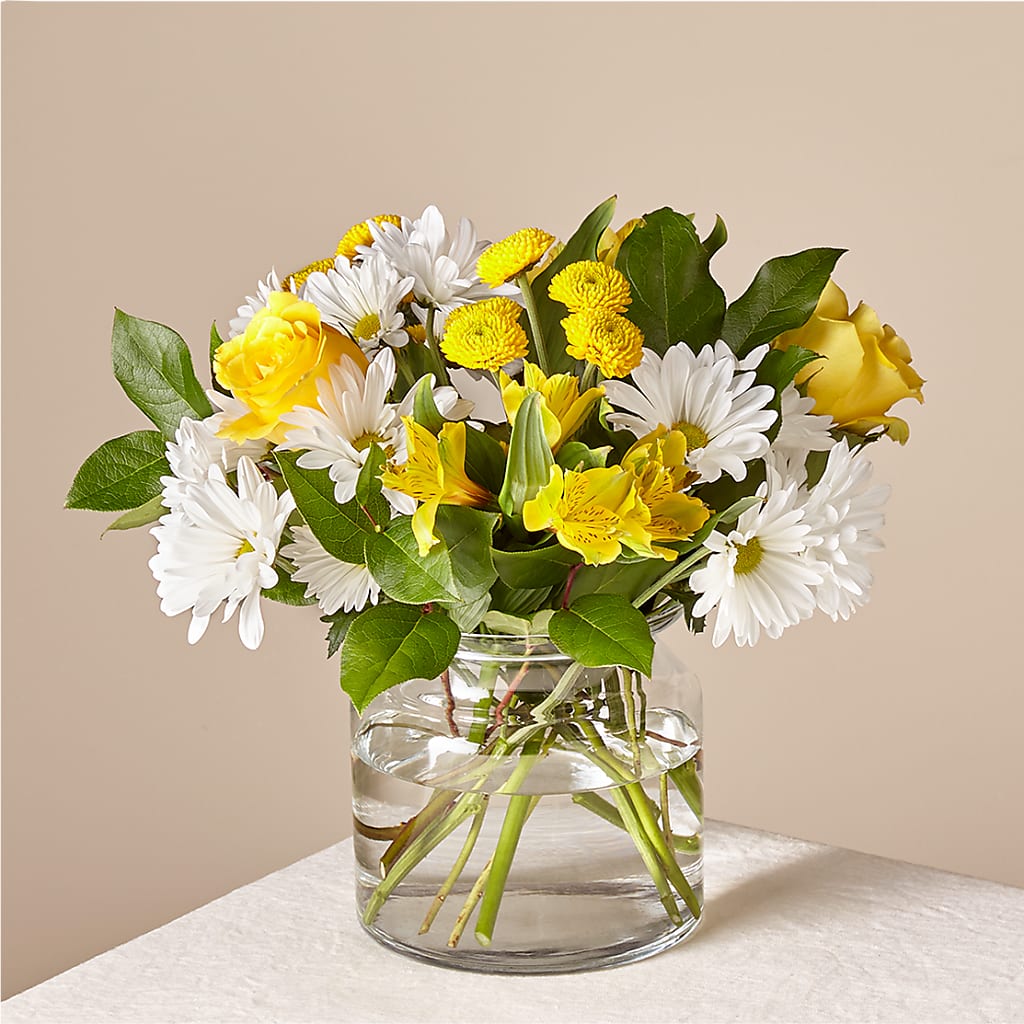 Sunny Sentiments Bouquet – Fj Florist, Houston TX