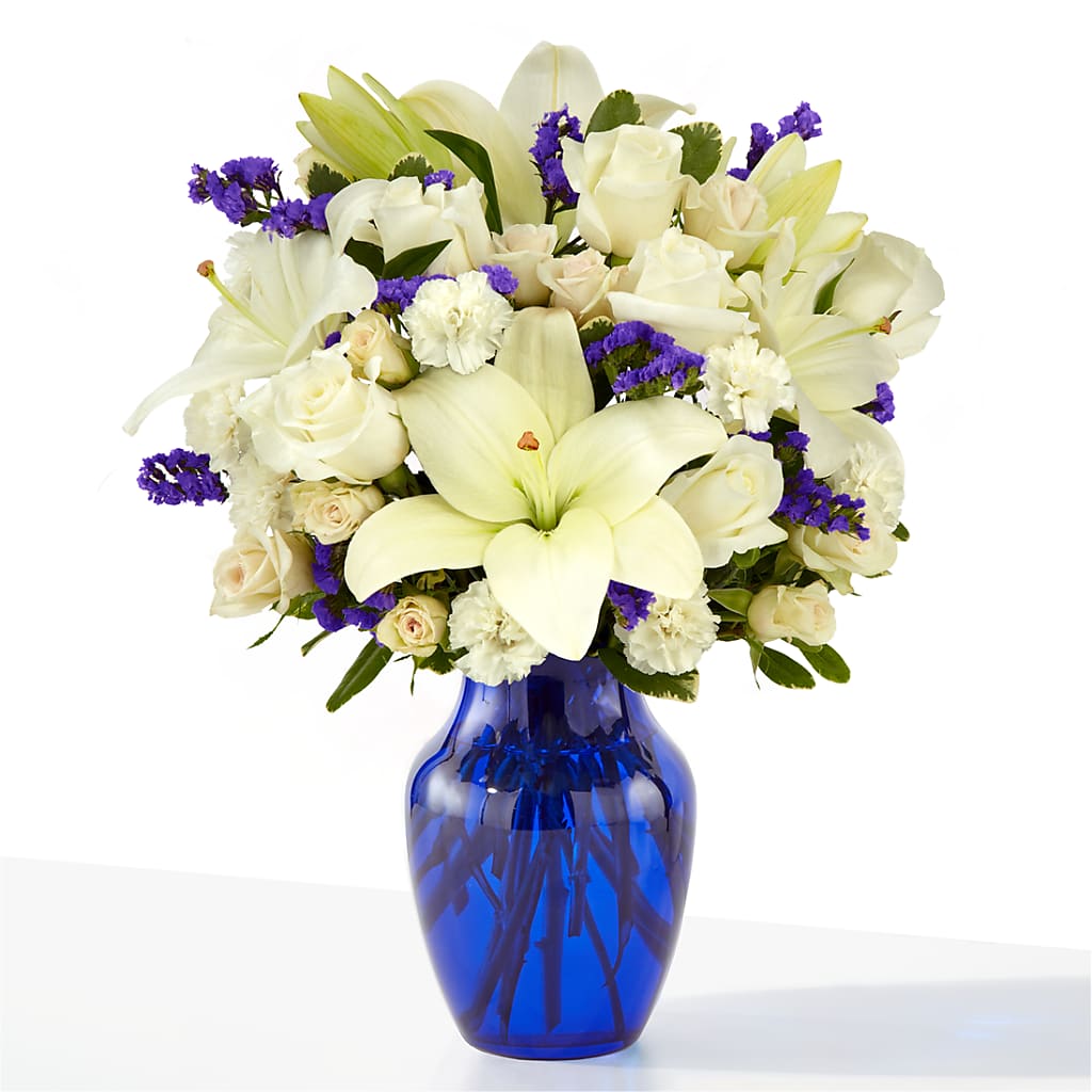 Sapphire Rush Bouquet – Fj Florist, Houston TX