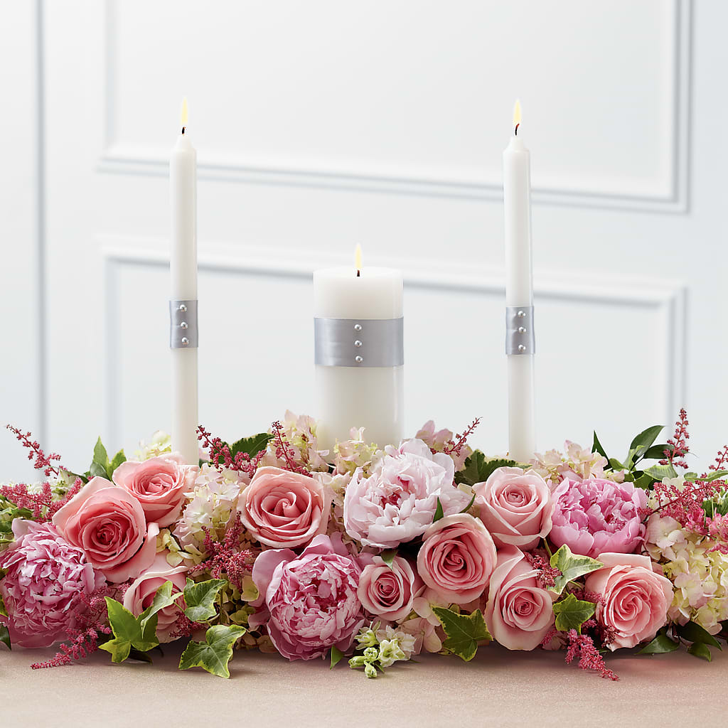 Worldwide Romance Unity Candle Arrangement – Fj Florist, Houston TX