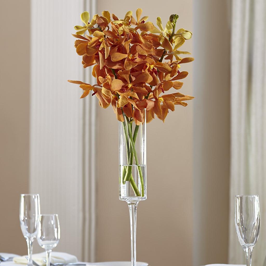 Orange Mokara Bouquet – Fj Florist, Houston TX