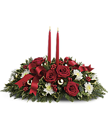 Holiday Shimmer Centerpiece