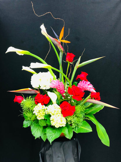 Bird of Paradise arrangement –  Fj Florist, Houston TX