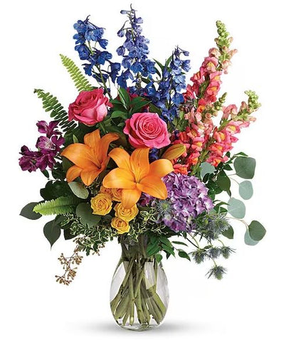 Colors Of The Rainbow Bouquet –  Fj Florist, Houston TX