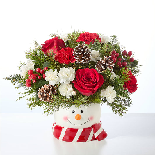 Jolly Snowman Bouquet –  Fj Florist, Houston TX