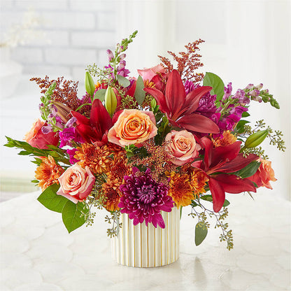 Burgundy Landscape Bouquet –  Fj Florist, Houston TX