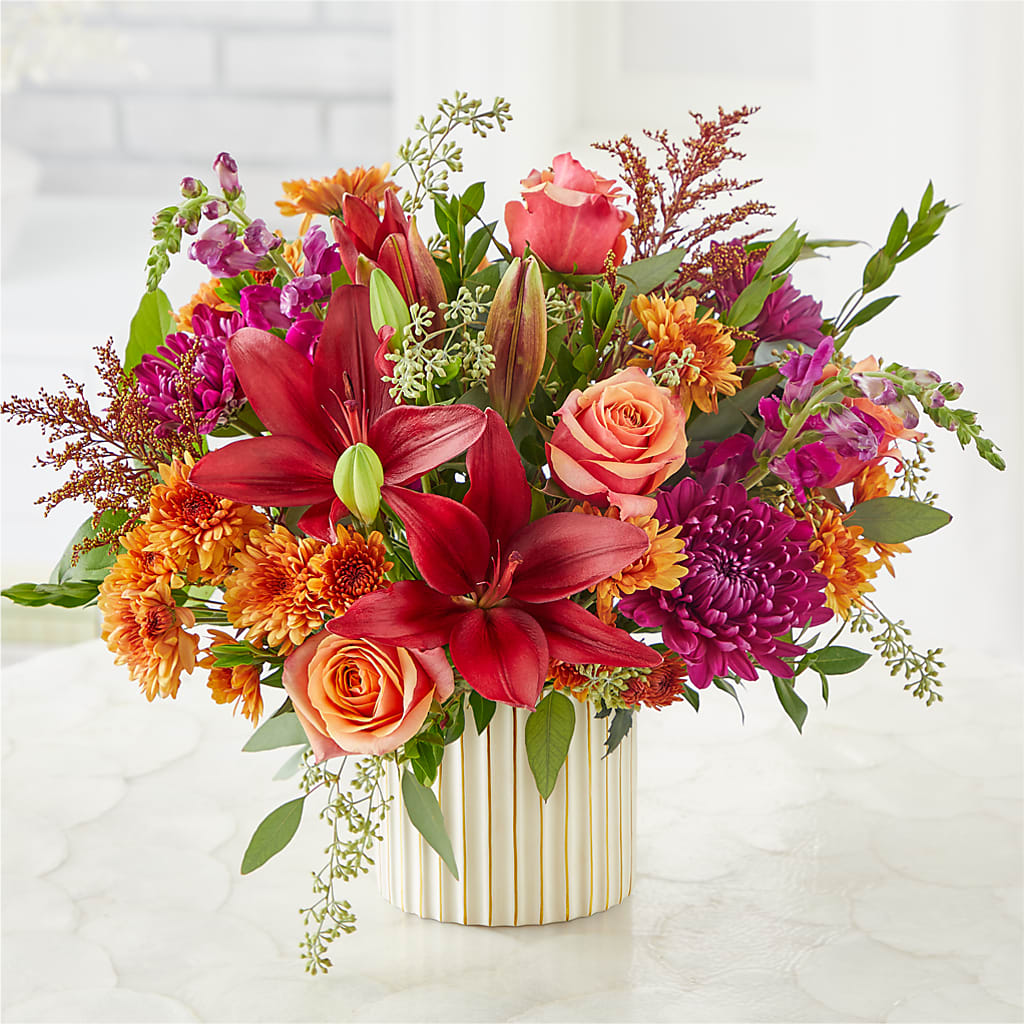 Burgundy Landscape Bouquet –  Fj Florist, Houston TX