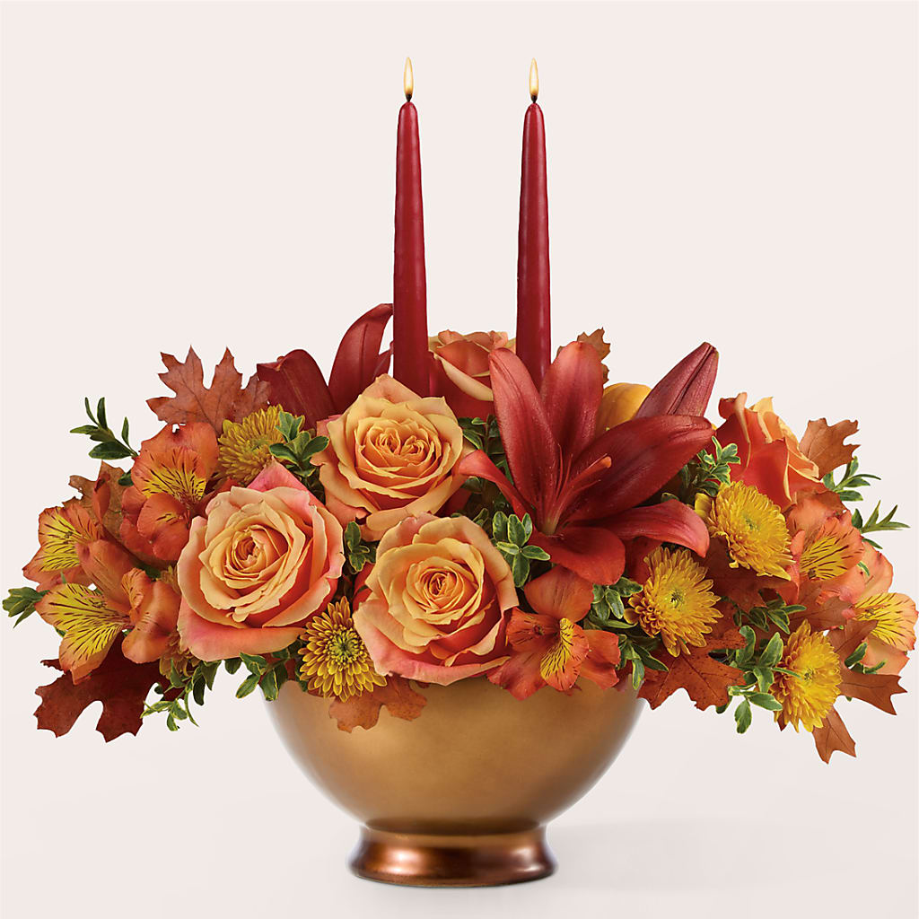 Harvest Table Centerpiece –  Fj Florist, Houston TX