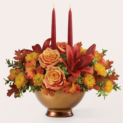 Harvest Table Centerpiece –  Fj Florist, Houston TX