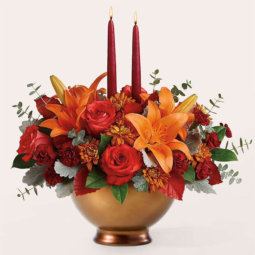 Fruits of Fall Centerpiece –  Fj Florist, Houston TX