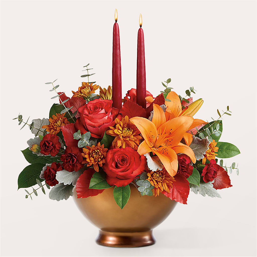 Fruits of Fall Centerpiece –  Fj Florist, Houston TX