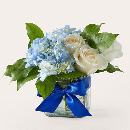 Sky Blue Delight Bouquet –  Fj Florist, Houston TX