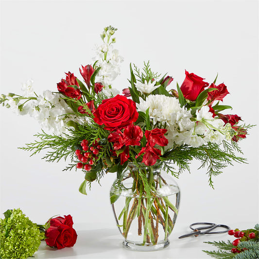 Merry Moment Bouquet – A Florist Original –  Fj Florist, Houston TX