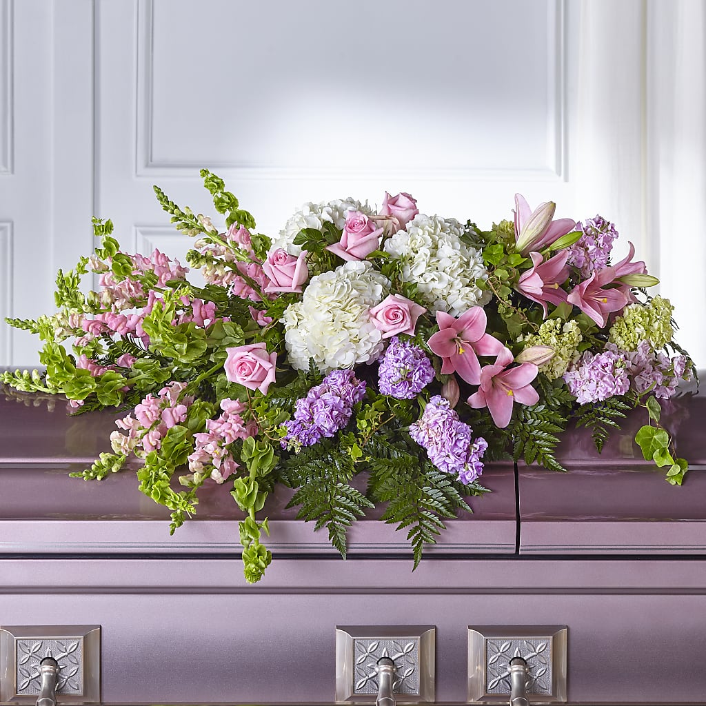 Life's Gratitude Casket Spray –  Fj Florist, Houston TX