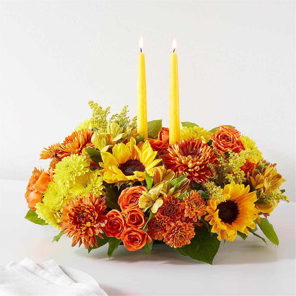 Autumn Harmony Centerpiece –  Fj Florist, Houston TX