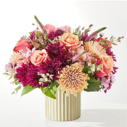 Berry Cobbler Bouquet with Ivory Vase –  Fj Florist, Houston TX