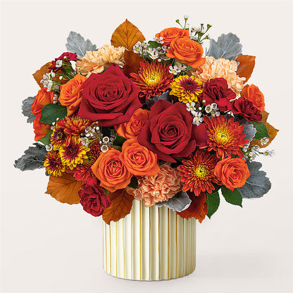 Merlot Bouquet with Ivory Vase –  Fj Florist, Houston TX