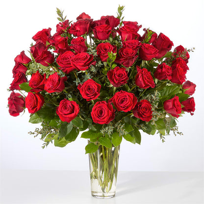 Forever Yours Fifty Stem Red Rose Bouquet –  Fj Florist, Houston TX