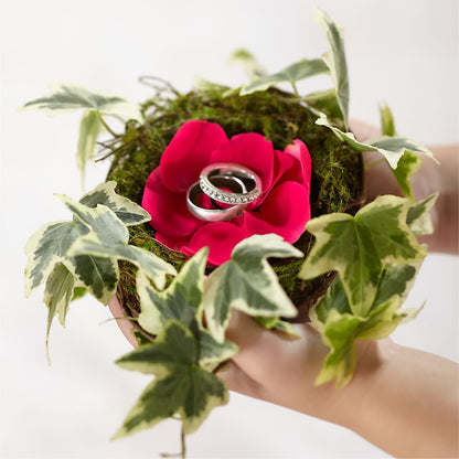 Lila Rose Ring Nest –  Fj Florist, Houston TX