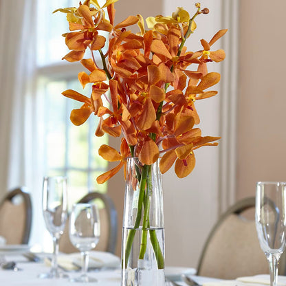 Orange Mokara Bud Vase –  Fj Florist, Houston TX