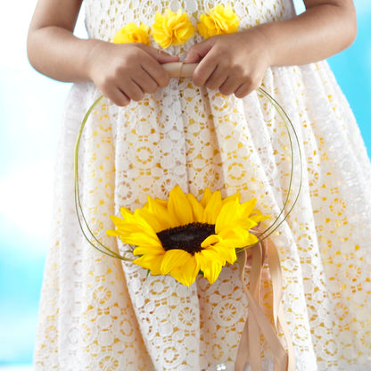 Sweet Sunshine Flower Girl Bouquet –  Fj Florist, Houston TX